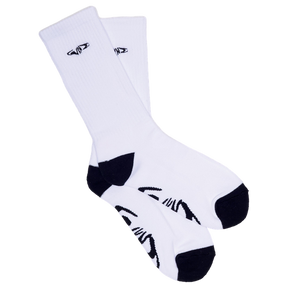 WKND FISHBONE CREW SOCKS WHITE