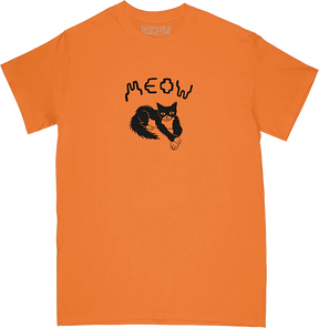 MEOW CROSS TSHIRT PAW YOUTH SS TSHIRT MEDIUM ORANGE