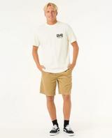 Rip Curl Shield Tshirt Mens Bone M