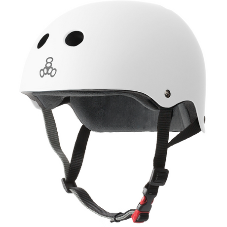 Triple8 Certified Sweatsaver Helmet Gloss White L/XL