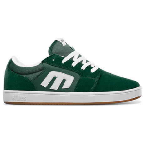 Etnies Cresta Core Skate Shoes Green White 9