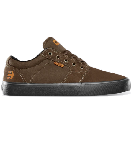 Etnies Barge LS Core Skate Shoes Brown Black 8.5
