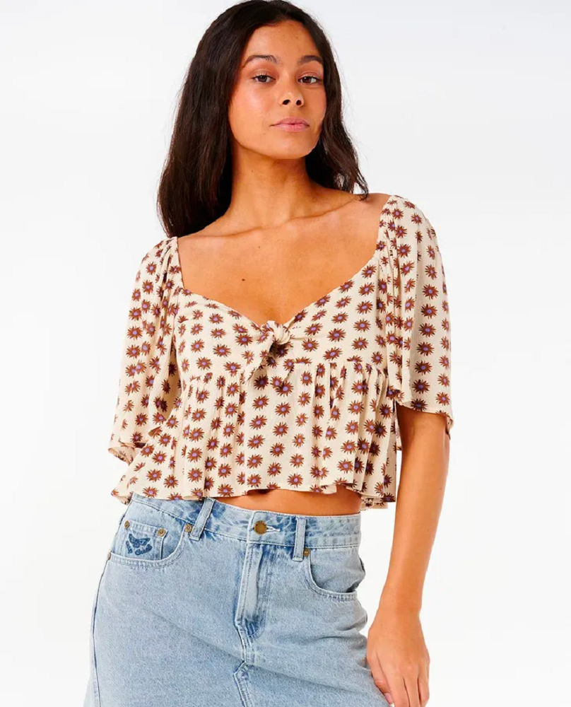 Rip Curl Cala Nights Top Womens Natural M