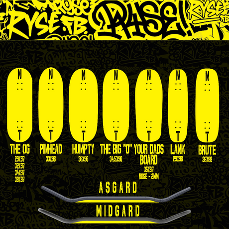 RYSE Xava Goat Pro Fingerboard Purple OG BIG O