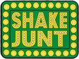 Shake Junt SJ Logo Sticker Yellow Green 6 inch
