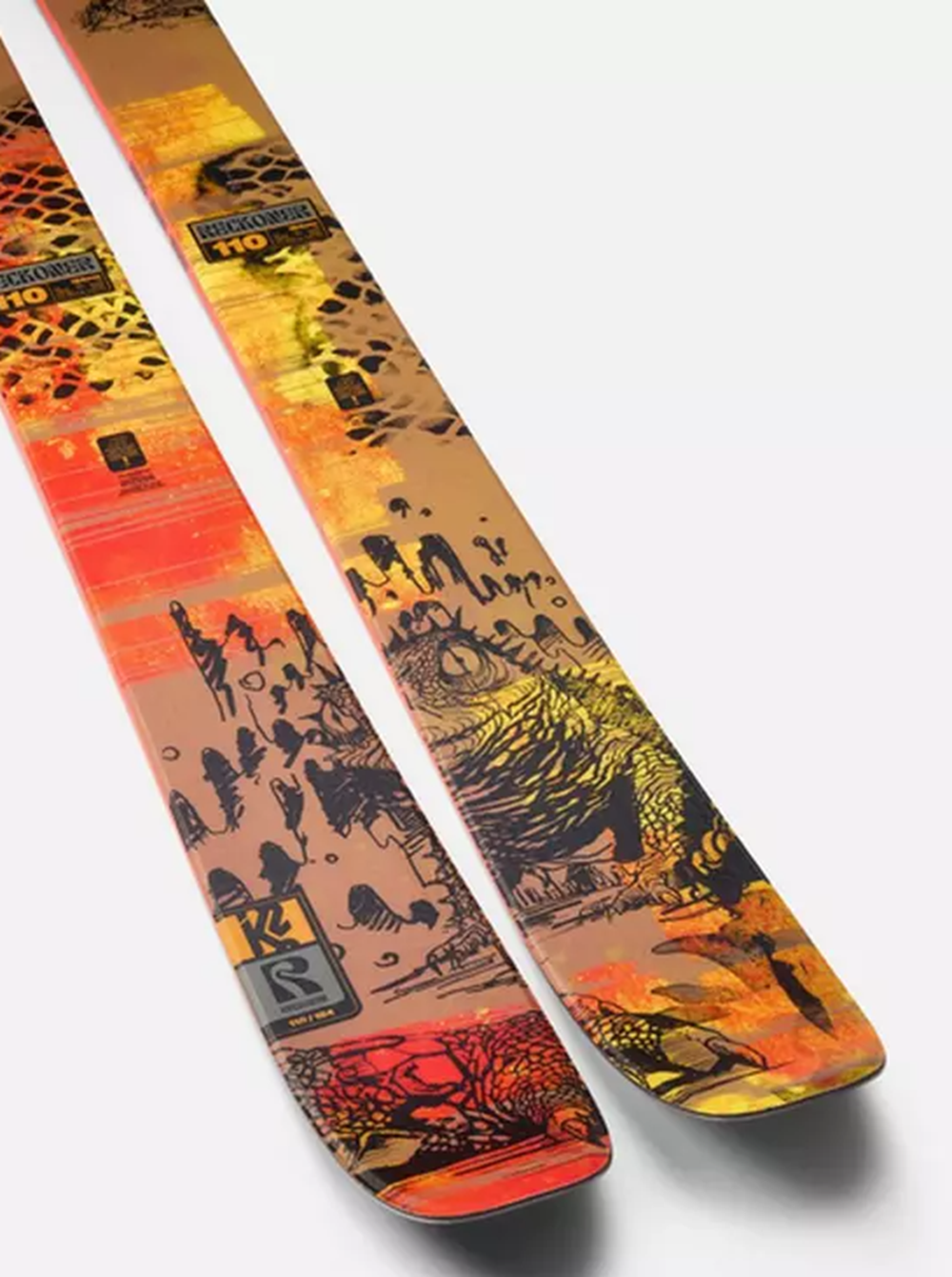K2 Reckoner 110c Skis 2026 Orange Yellow 177