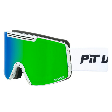 Pit Viper Backslap Snow Goggles Miami Nights Blue Green Small