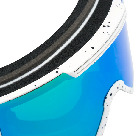 Pit Viper Backslap Snow Goggles Miami Nights Blue Green Small