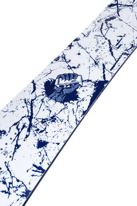Yes AirMaster XTRM Fridge 3D Snowboard 2026 White Blue 153
