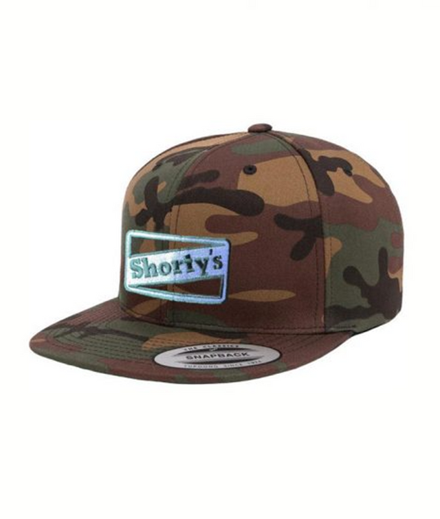 Shortys OG Logo Mesh Hat Camo Snapback