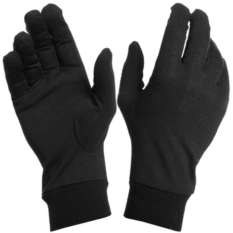 WintersEdge Glove Liners Black Junior