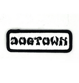 Dogtown Work Patch Black White 3 inch