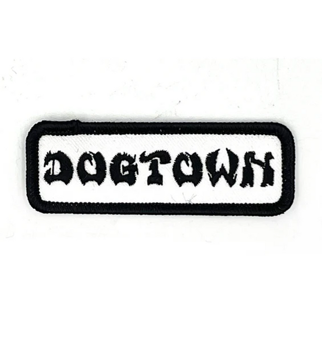 Dogtown Work Patch Black White 3 inch