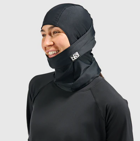 Blackstrap Hood Night Black Camo One Size