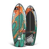 Liquid Force Rocket Wakesurf 2026 Orange Aqua 5'4"