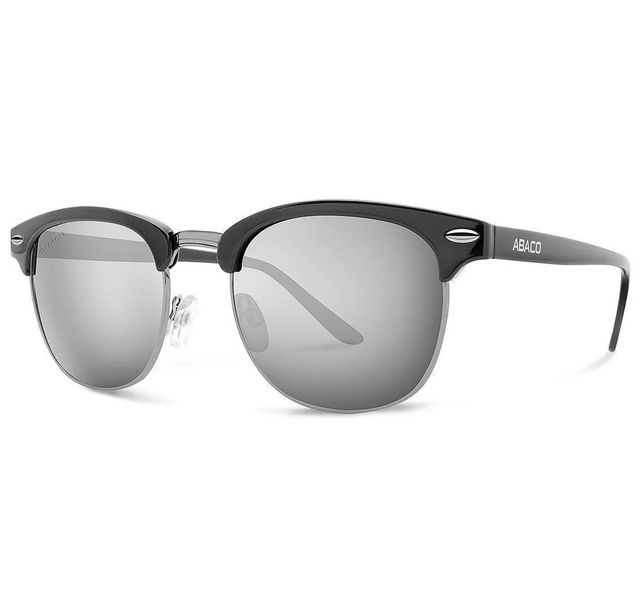 Abaco Montana Polarized Sunglasses Matte Black Chrome
