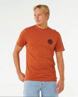 Rip Curl Wettie Passage Icon Tshirt Baked Clay XL