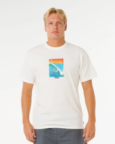 Rip Curl Pacific Rinse Psych Tshirt Bone L