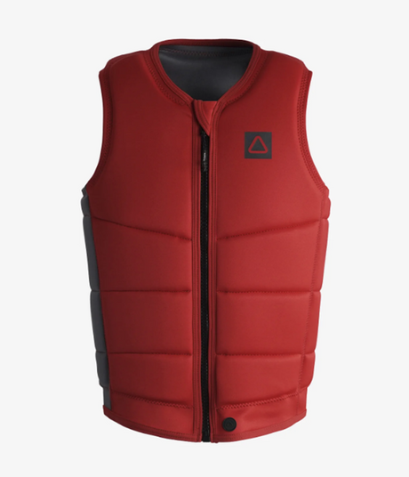 Follow Corp Impact Vest Mens Red Grey S