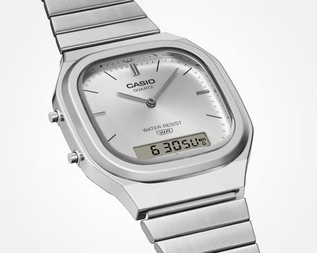 CASIO AQ240E-7A Watch Silver
