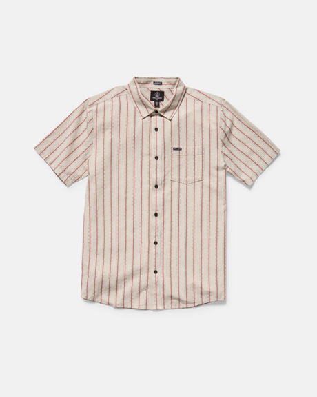 Volcom Sato Strips Woven Mens Stone