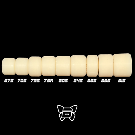 Bloob Pro Fingerboard Wheels Abec5 Clear 7.0mm x 5.1mm