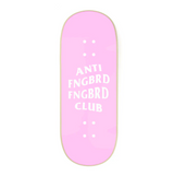 Delidecks AFBFBC Wood Fingerboard Deck Pink White 33 x 96