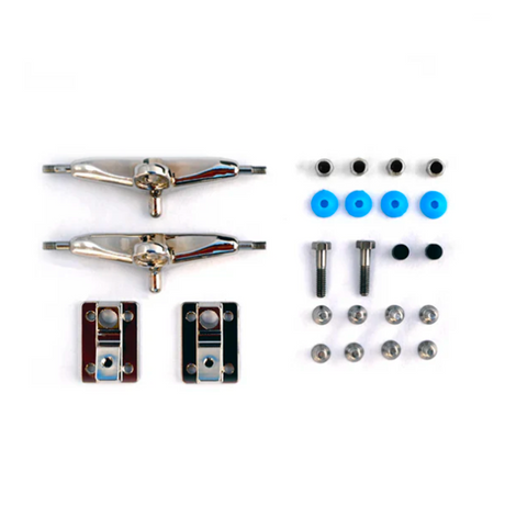 Delidecks Trux Hex Hybrid Fingerboard Trucks Tiff Black 34mm