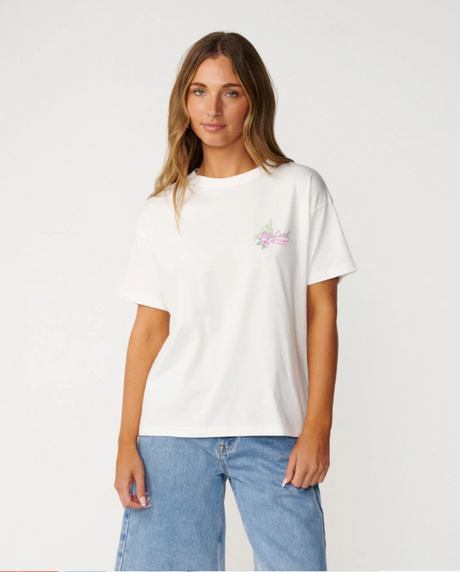 Rip Curl Saloon Relaxed Tshirt Bone L