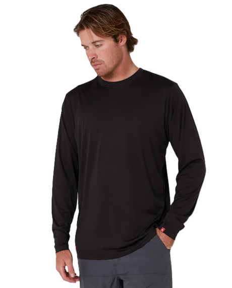 Follow Sun Tee Longsleeve UPF Black L