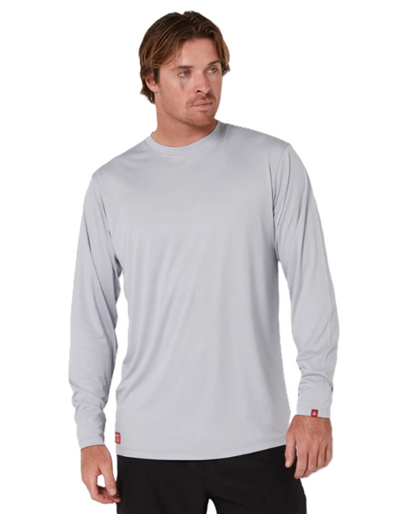Follow Sun Tee Longsleeve UPF Light Grey XL