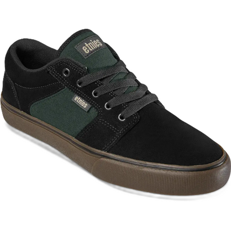 Etnies Barge LS Core Skate Shoes Black Brown Green 10.5