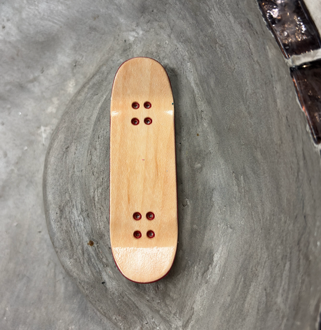 RYSE Green Tea Pro Mati Abstract Fingerboard Deck Purple Orange 34mm OG Asgard