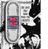 RYSE Concrete Rose Fingerboard Deck White 32mm OG Asgard