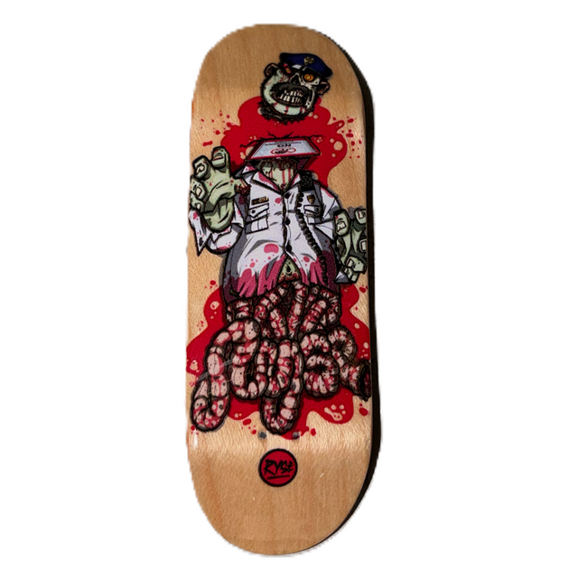 RYSE Undead Guard Fingerboard Deck Red 32mm Asgard