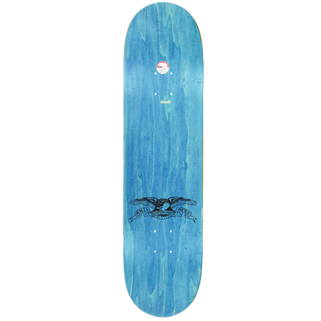 Anti Hero Doobie Mas Refrescos Skateboard Deck WhiteBlue 8.69x14.75WB