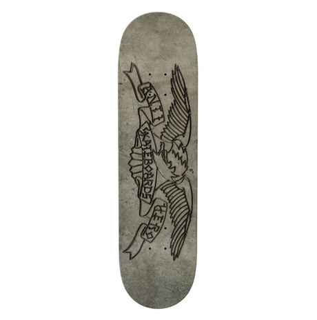 Anti Hero Treasure Island Eagle Skateboard Deck Gray 8.5x14WB