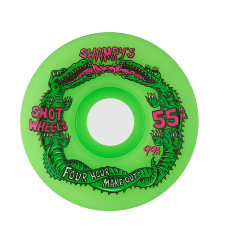 Snot Swampy Four Hour Conicals Wheels Set Green 55/99a