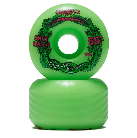 Snot Swampy Four Hour Conicals Wheels Set Green 55/99a