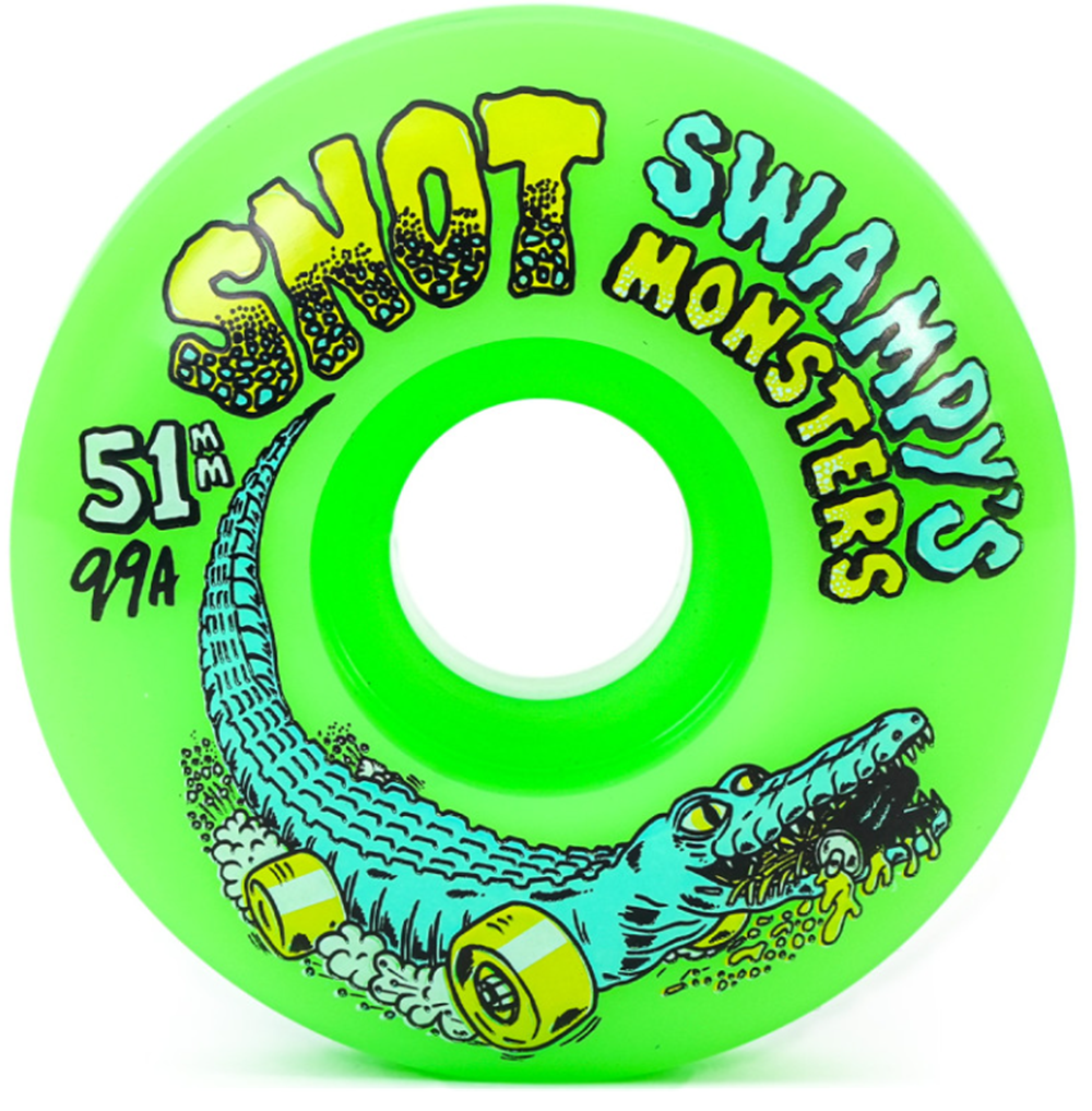 Snot Swampys Monsters Wheels Set NeonGreen 51/99a