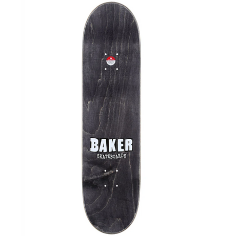 Baker Brand Logo Skateboard Deck Red Black White 8.25