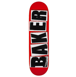 Baker Brand Logo Skateboard Deck Black White Black 8.3875