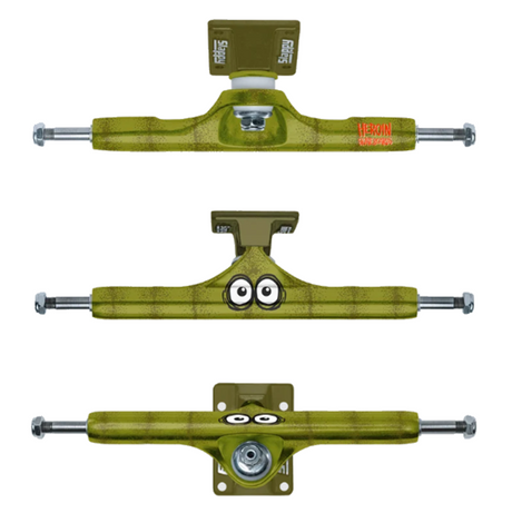 Slappy Heroin Hollow Pickle Trucks Green 11.0 Set