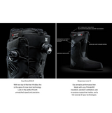 DC Judge Snowboard Boots Mens Black White 10.5