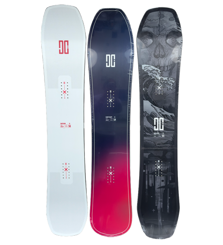 DC Warlord Snowboard Black Grey 155