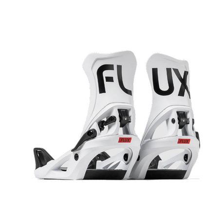 Flux DS StepOn Snowboard Bindings White Black Large
