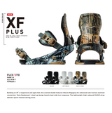 Flux XF Plus Snowboard Bindings 2627 Grey Black Medium