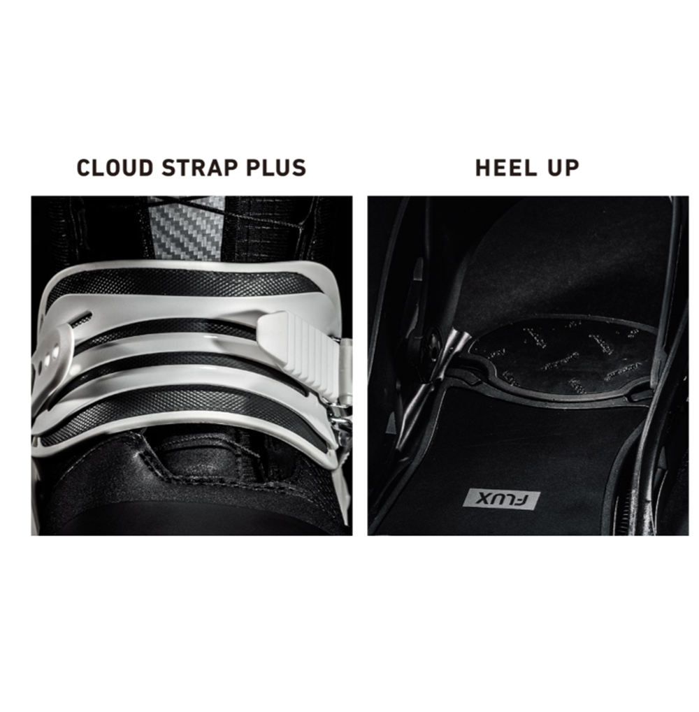 Flux XF Plus Snowboard Bindings 2627 Grey Black Medium