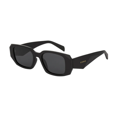 Carve Milan Sunglasses Matte Black Grey Polarized