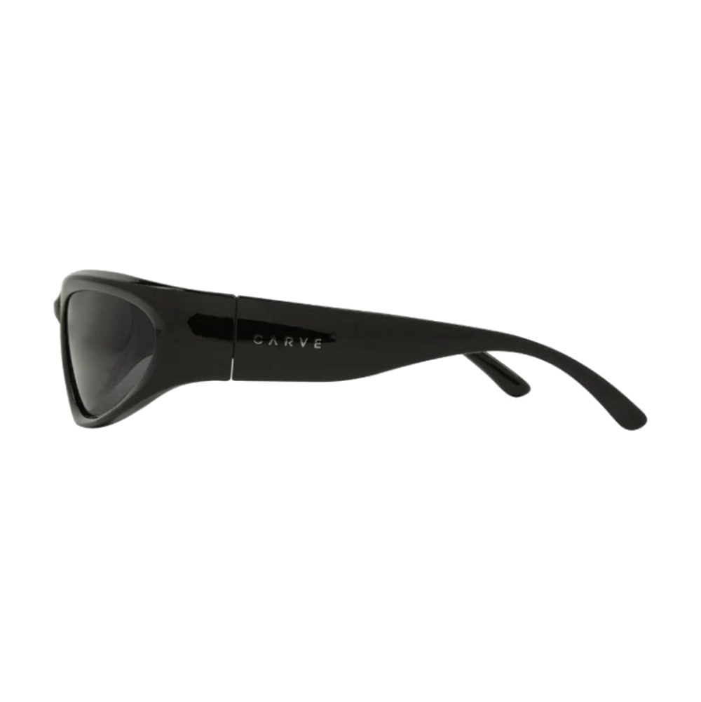 Carve Kubix Sunglasses Gloss Black Grey Polarized